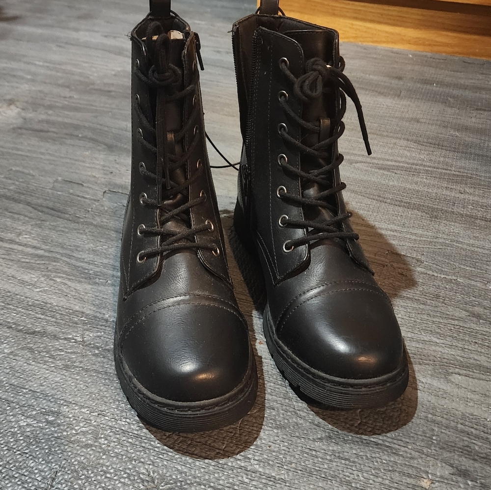 Arizona Jean Company Black Combat Boots